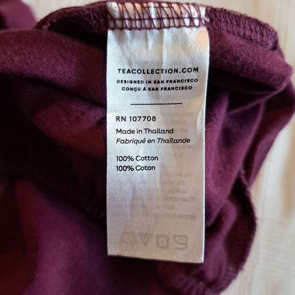 Tea Collection 18-24 months romper purple to floral bottom - Picture 6 of 6